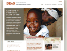 Tablet Screenshot of ideas4hlth.com